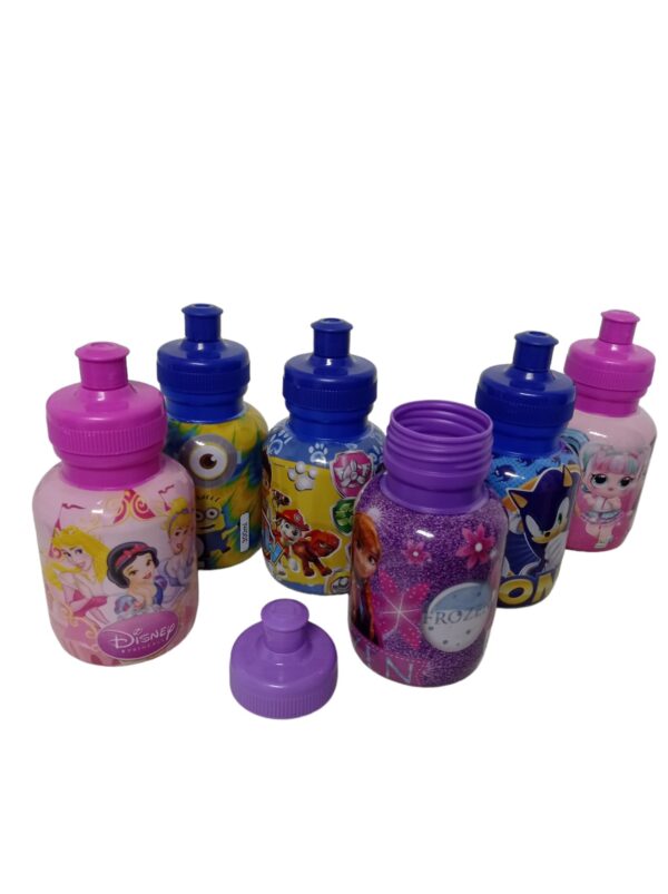 Garrafinhas 350ML Herois Personagens Princesas Infantil - Image 4