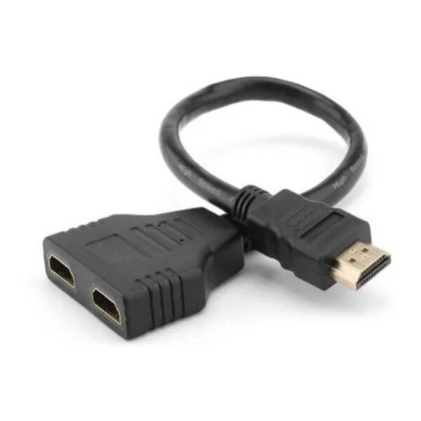 Cabo HDMI duplo em Y Splitter 2 Saídas cabo duplicador hdmi - Image 2